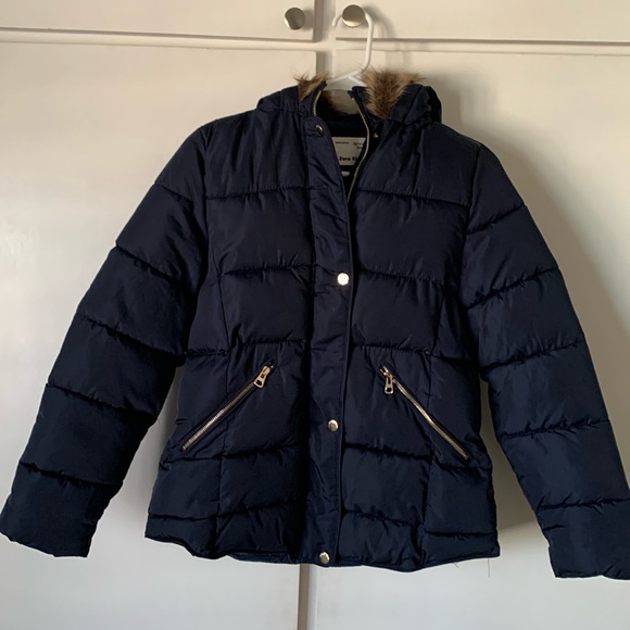 Zara kids jacket navy blue size 13/14 - Picture 1 of 3